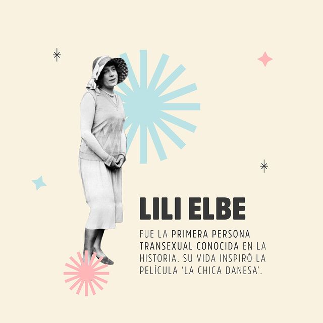 personas trans famosas como Lili Elbe