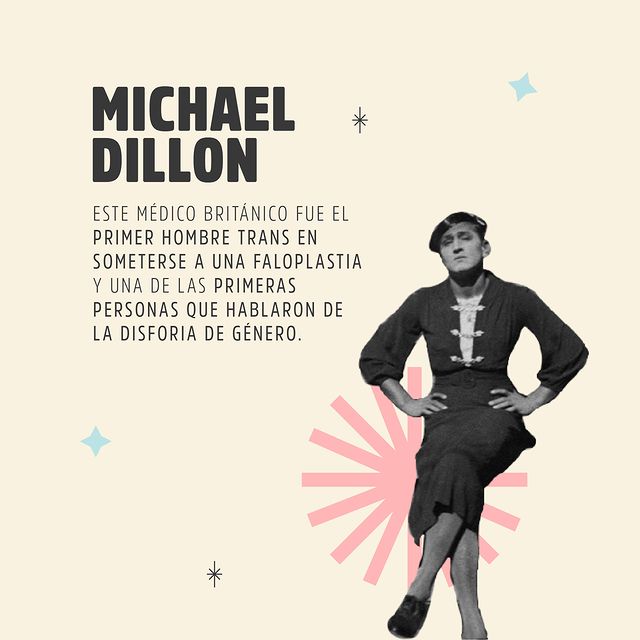 personas trans famosas Michael Dillon